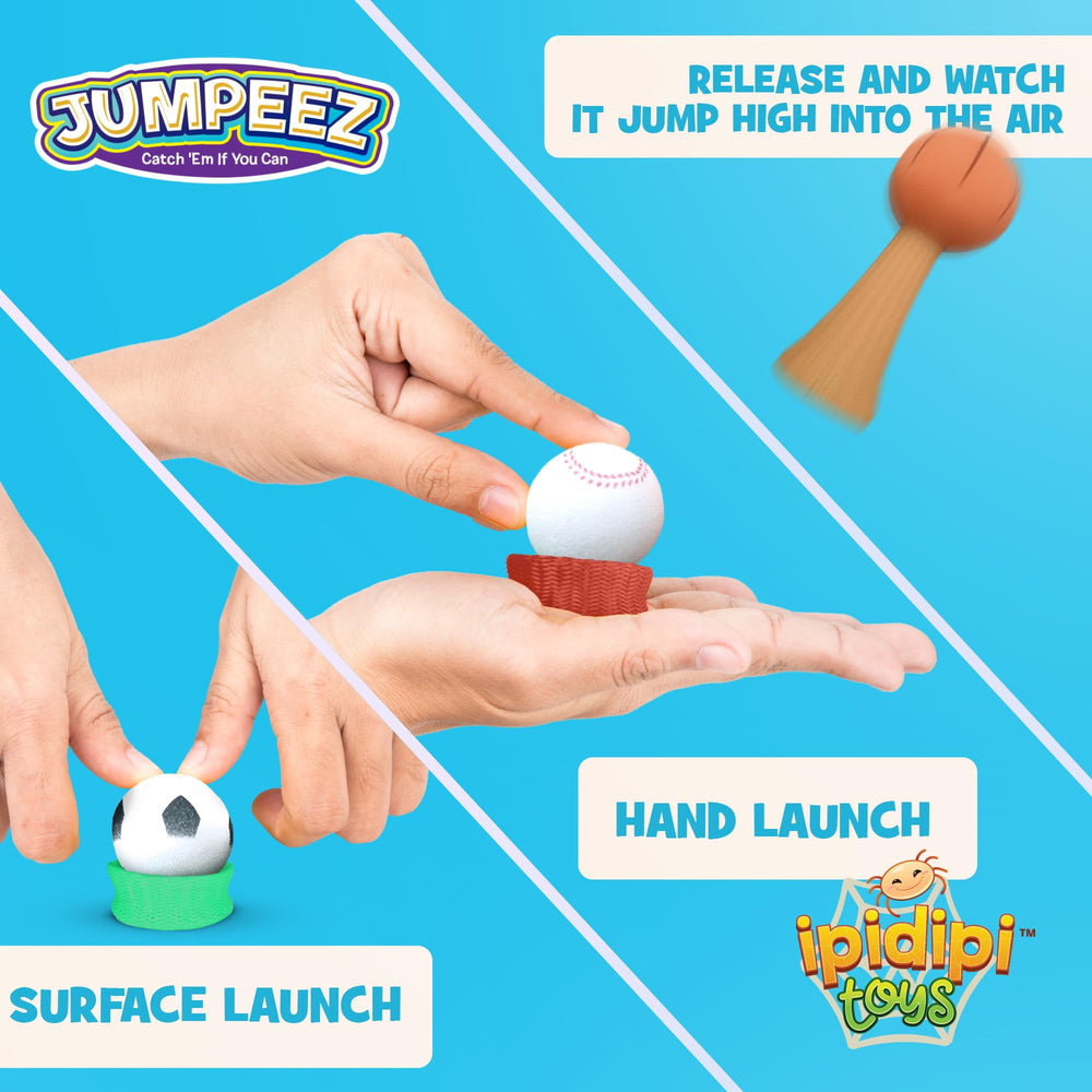 IPIDIPI TOYS Jumpeez basketball style pop boosts active play and friendly challenges.