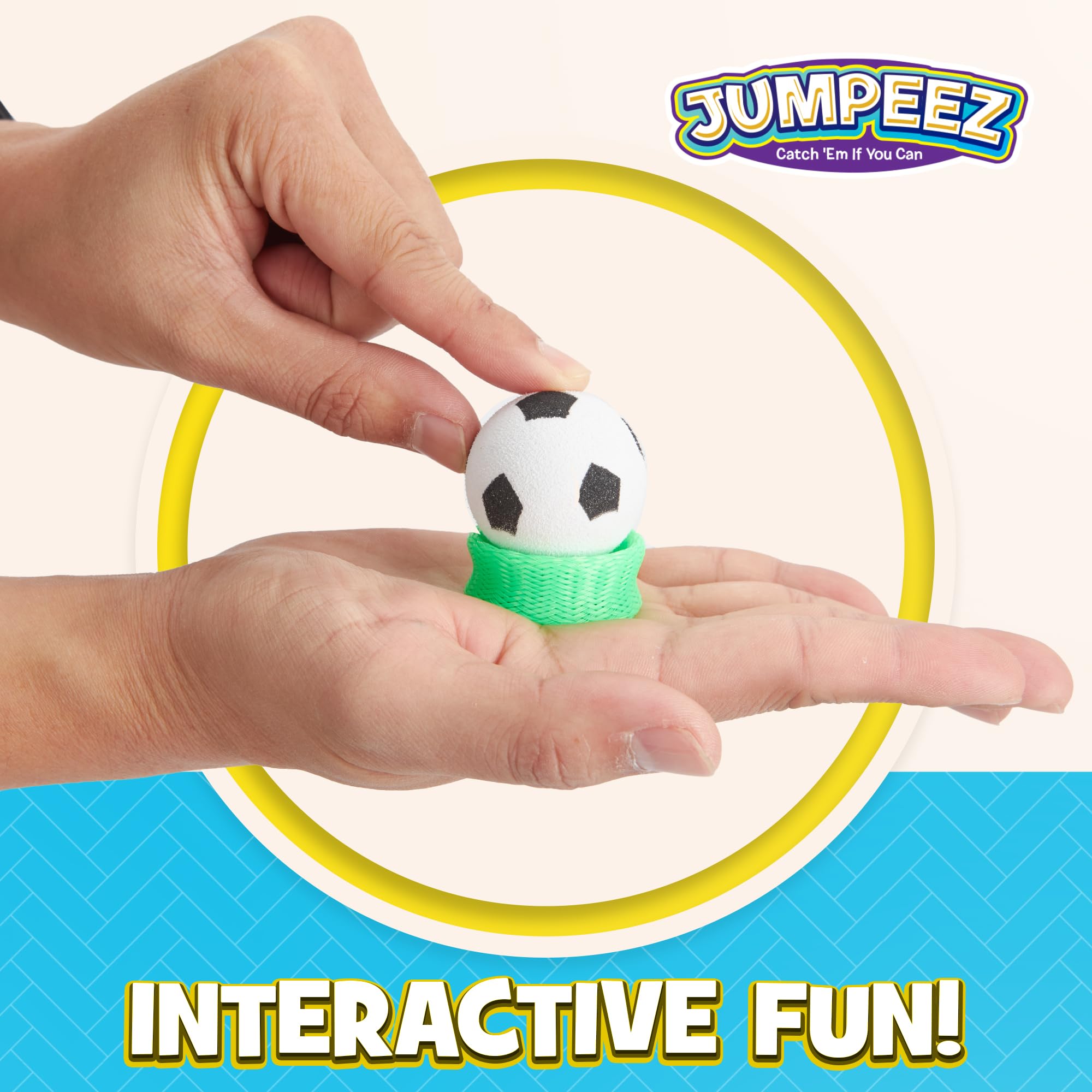 IPIDIPI TOYS Jumpeez football style pop for quick tosses and giggles.