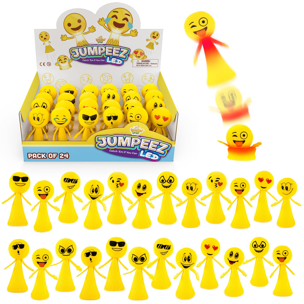 IPIDIPI TOYS Jumpeez LED rocket popper for bright, safe, springy play.