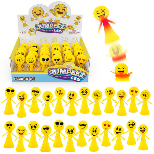 IPIDIPI TOYS Jumpeez LED rocket popper for bright, safe, springy play.