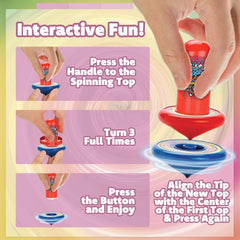 IPIDIPI TOYS Spineez battery-free spin encourages hands-on exploration.