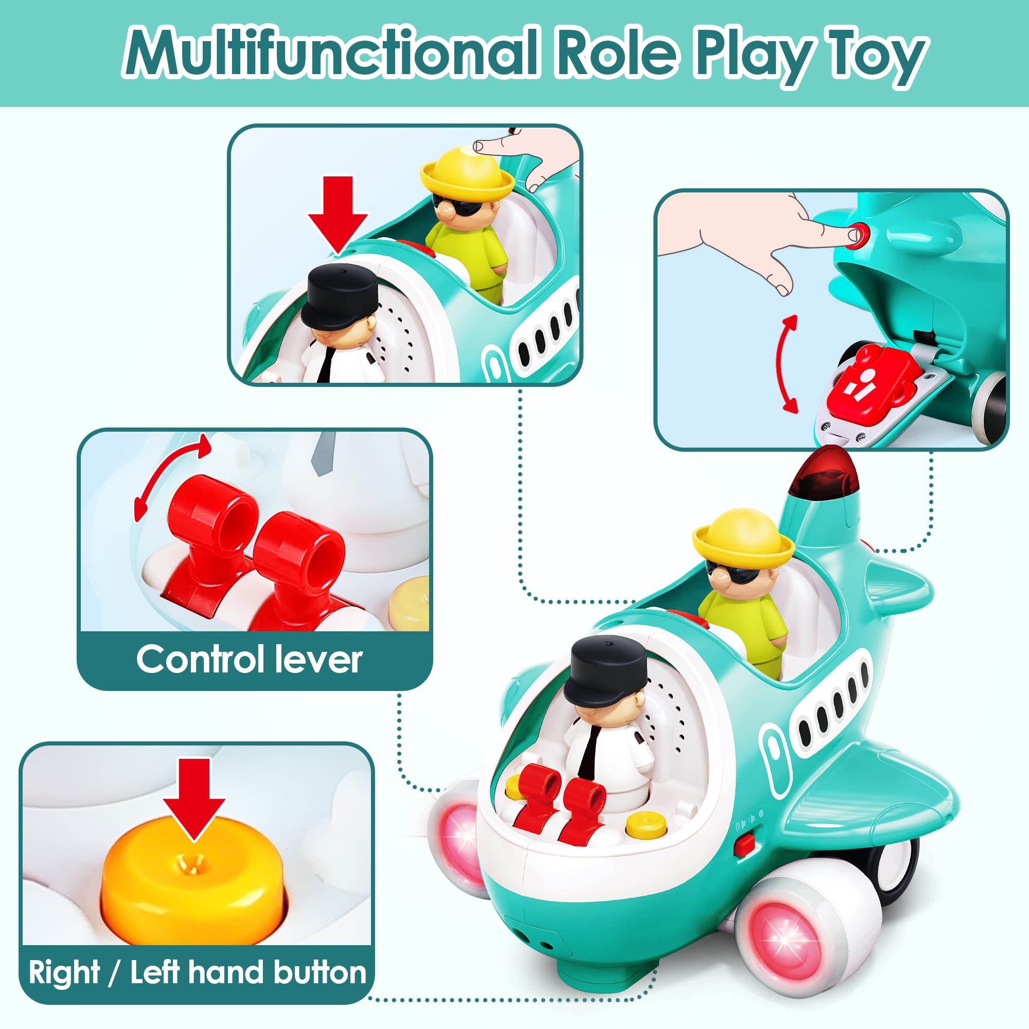iPlay air airplane toy infrared sensor demonstrates obstacle avoidance.