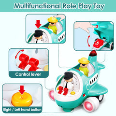 iPlay air airplane toy infrared sensor demonstrates obstacle avoidance.