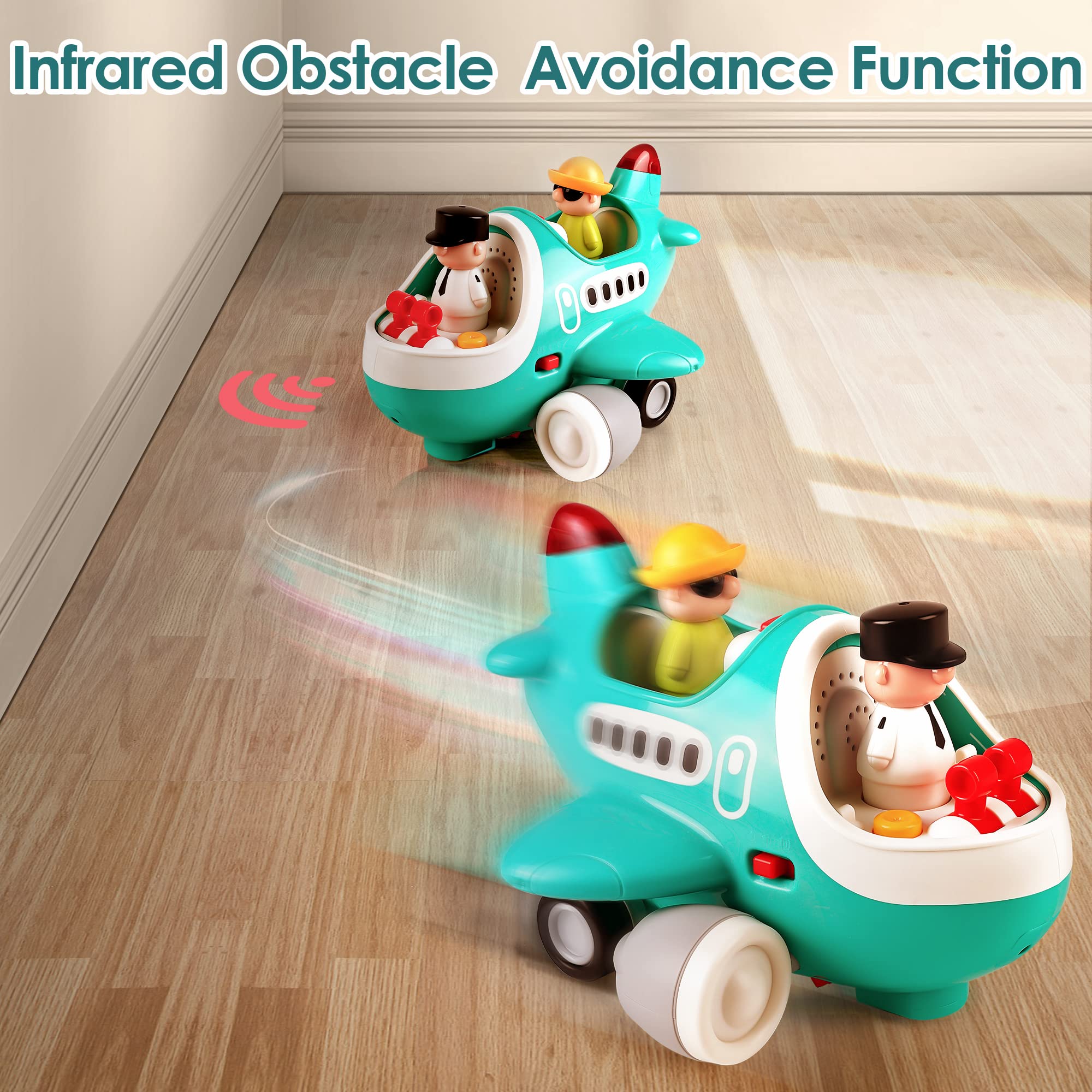 iPlay air airplane toy remote control unit for easy one-handed operation.