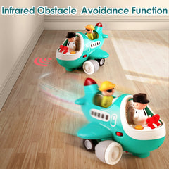 iPlay air airplane toy remote control unit for easy one-handed operation.
