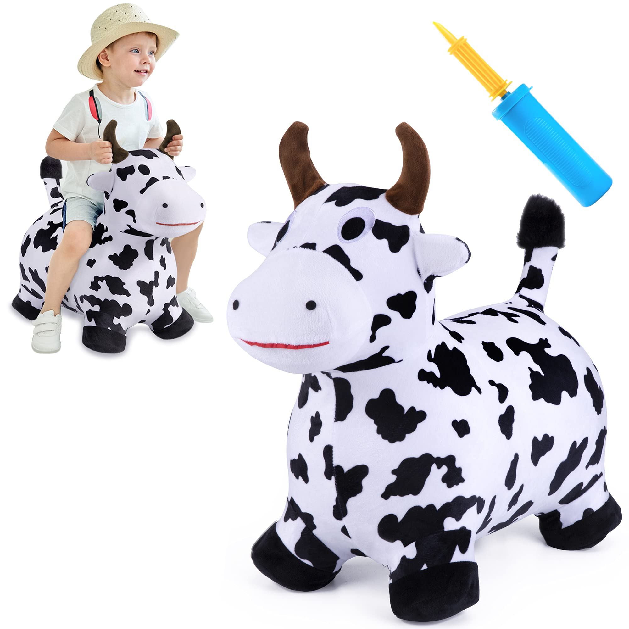 iplay Bouncy Pals Cow Hopper for active indoor and outdoor play