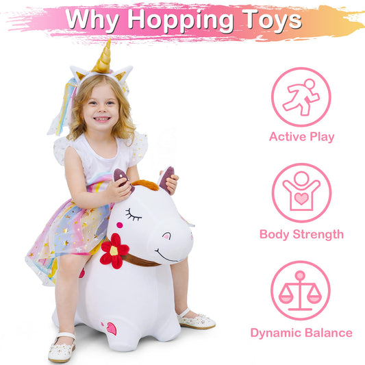 iplay bouncy pals plush rider toy ideal for toddler balance practice