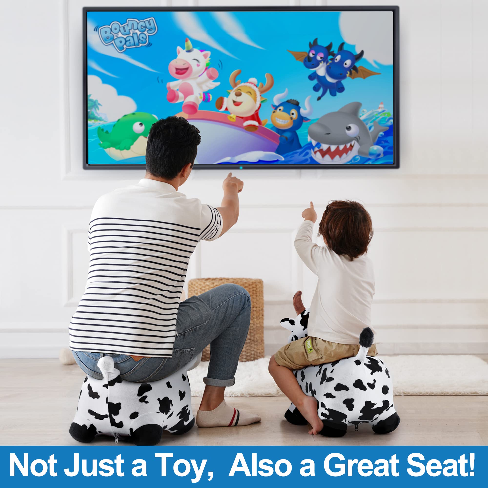 iplay Bouncy Pals Reindeer Hopper festive playtime
