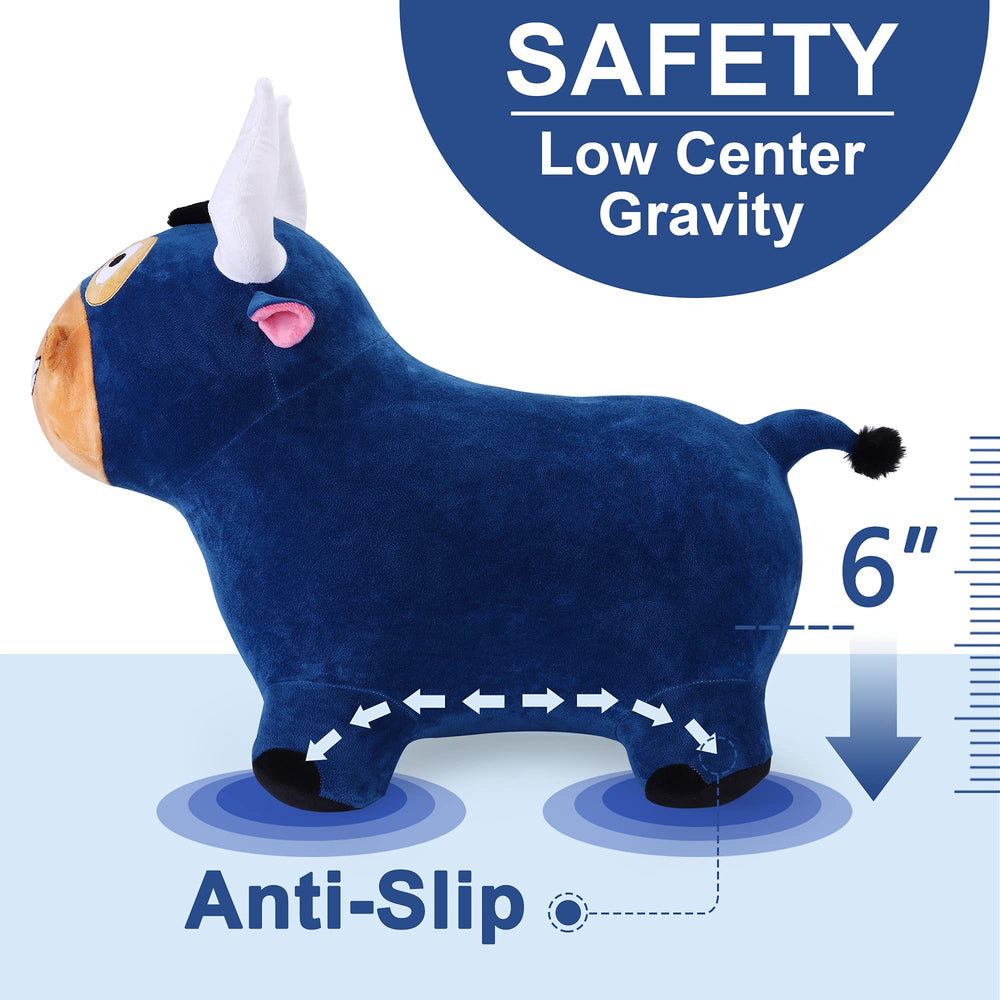 iPlay Bouncy Pals plush texture feels soft