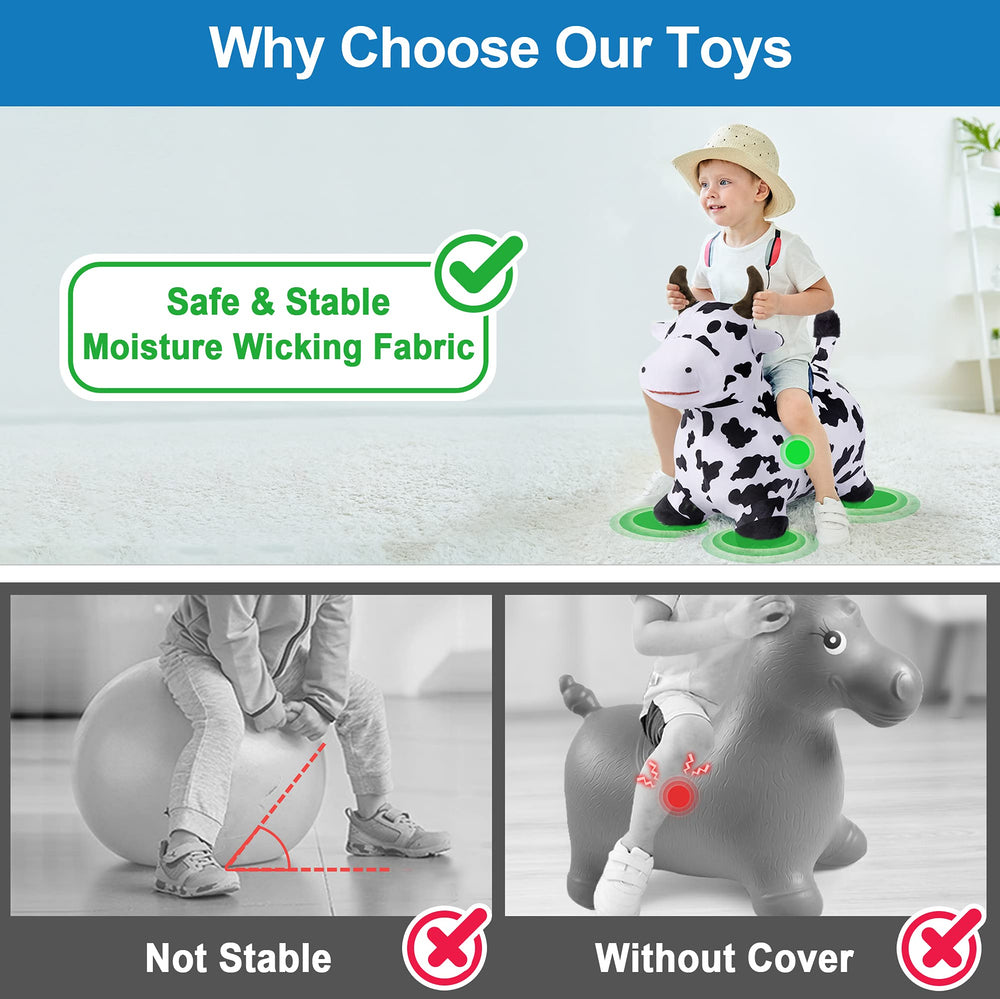 iplay Bouncy Pals Unicorn Hopper encourages joyful hopping sessions