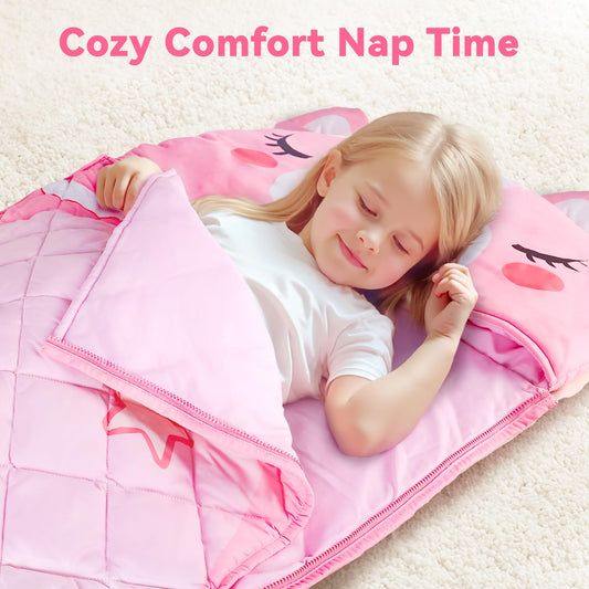 iPlay iLearn 2-in-1 slumber sack transforms into a comfy pillow