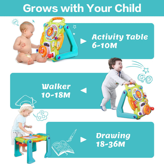 iplay ilearn activity table showcases colors and animals for engaging play