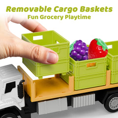 iPlay iLearn alloy head truck emphasizes sturdy construction for active play