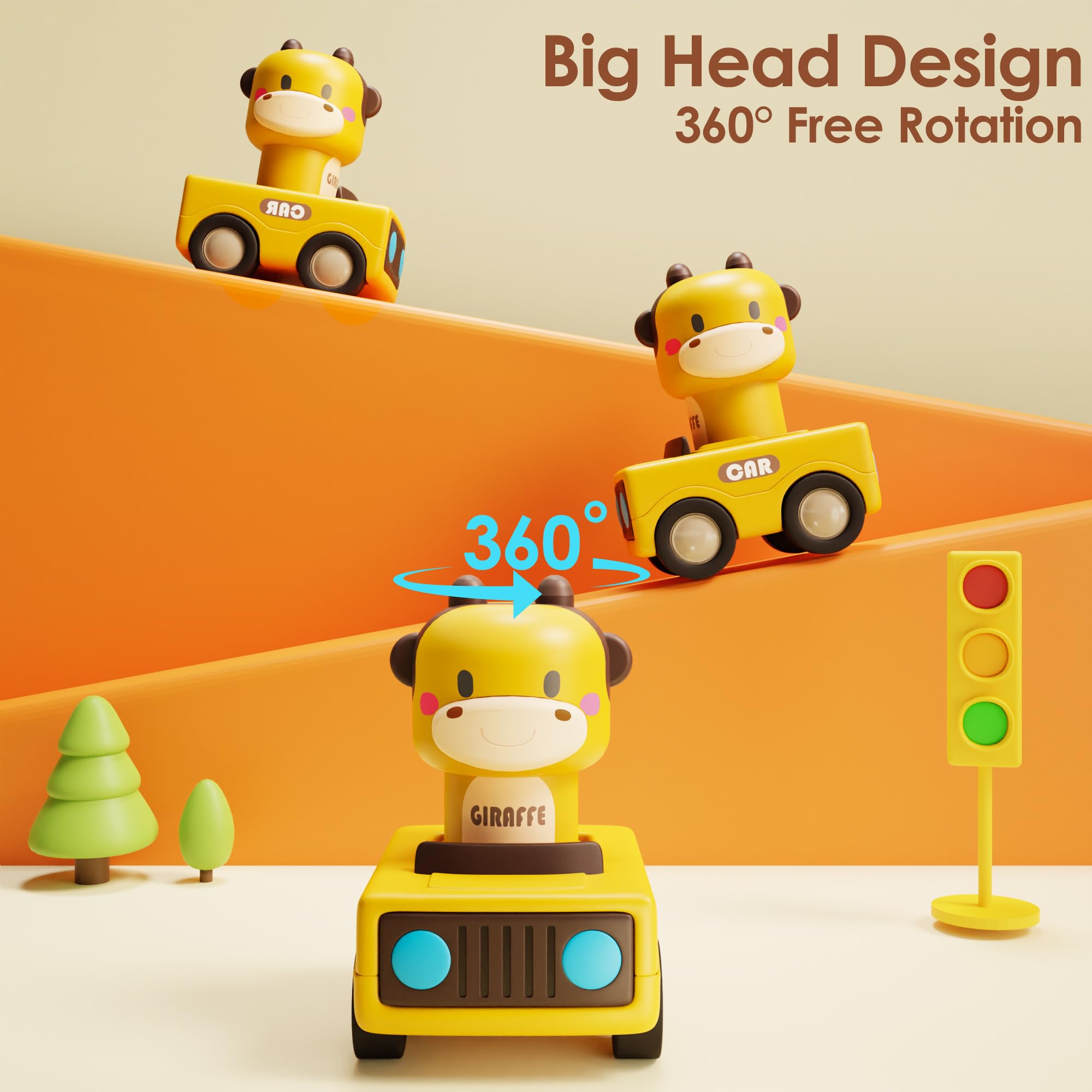 iPlay iLearn animal racing cars set; inspires imaginative play on the go