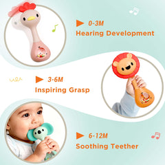 iPlay iLearn soft silicone teether for soothing gums during teething