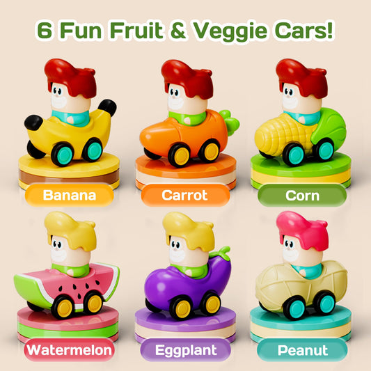 iPlay iLearn banana racer sparks fruity fun during pretend play and color recognition.