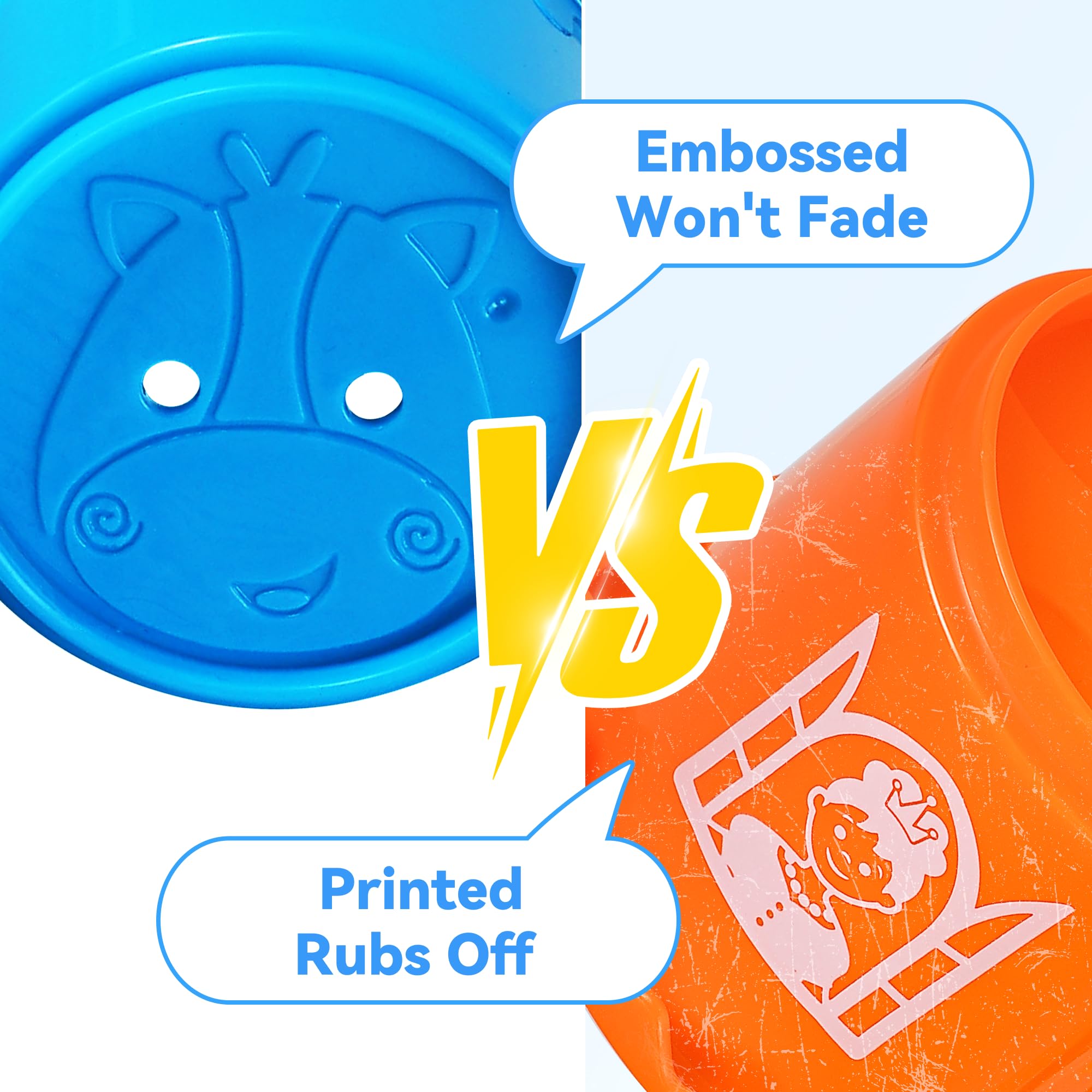 iPlay iLearn bath and beach cups support water play and sensory exploration.