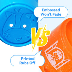 iPlay iLearn bath and beach cups support water play and sensory exploration.