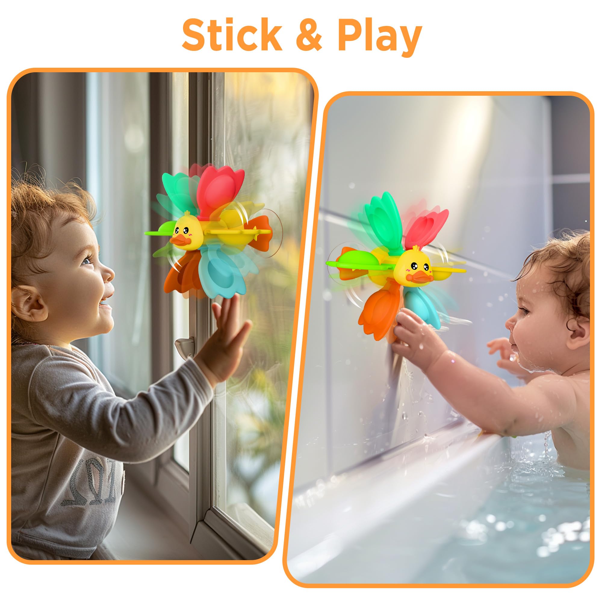 iplay ilearn wind up swimming duck adds motion to bath time