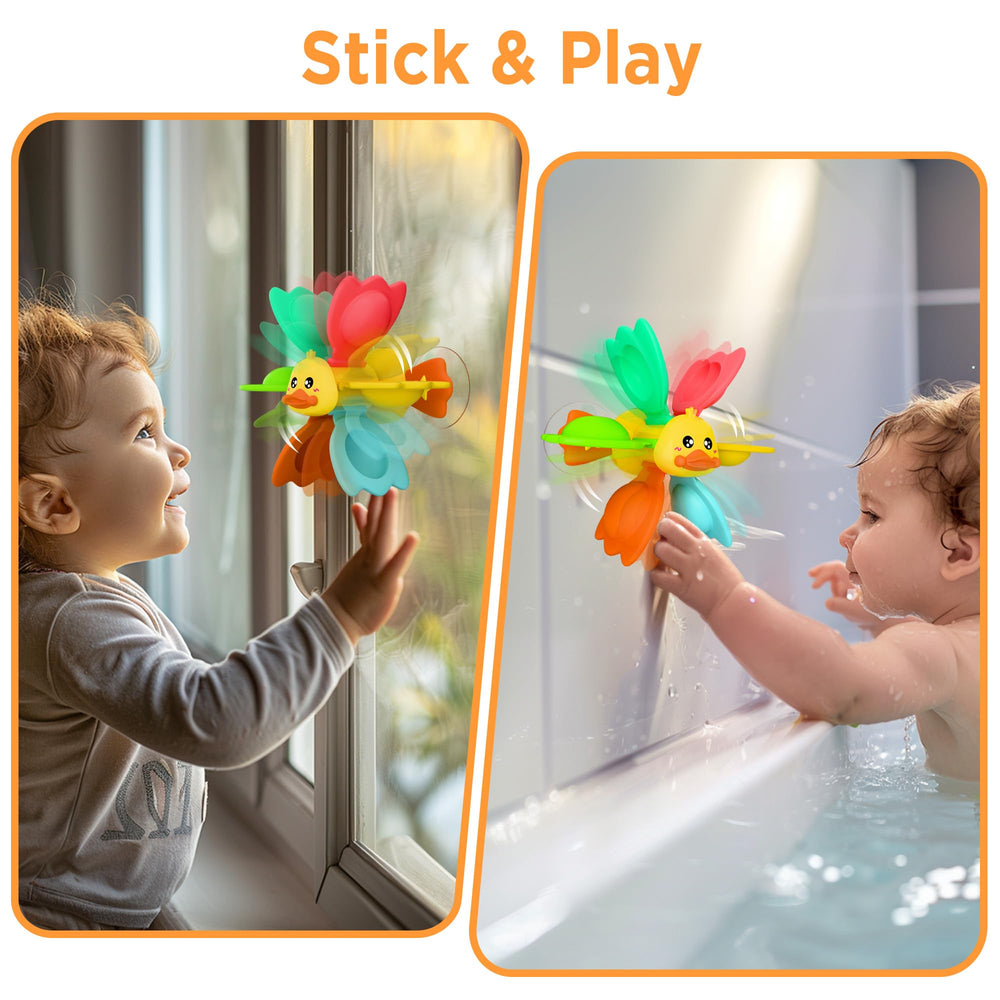 iplay ilearn wind up swimming duck adds motion to bath time
