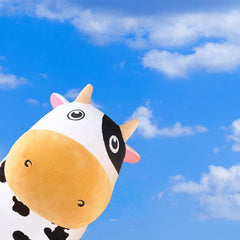iPlay iLearn Bouncy Cow Toy durable outer shell for long-lasting play.