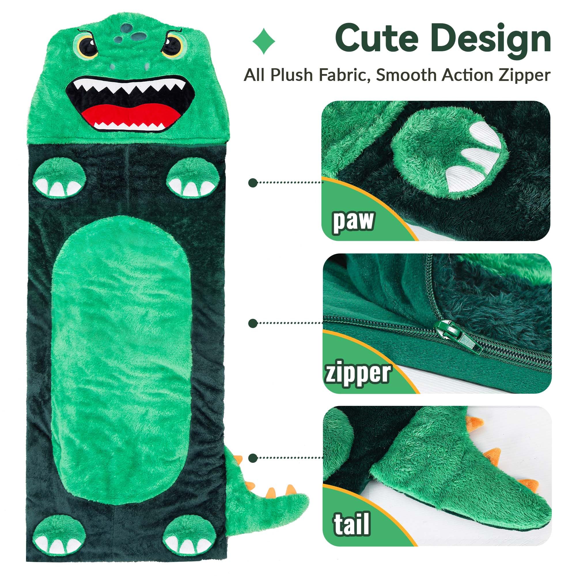 iplay ilearn colorful dinosaur design invites kids to snuggle during travel