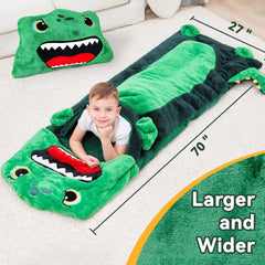 iplay ilearn dinosaur slumber sack makes a warm gift for birthdays and holidays