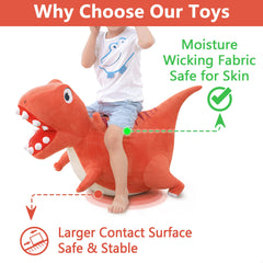 iPlay iLearn T-Rex friend sparks imaginative play indoors and outdoors.