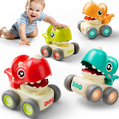 iPlay iLearn dinosaur front view shows safe rounded edges for toddler play