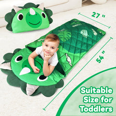 iplay ilearn dinosaur slumber sack ideal for sleepovers and daycare