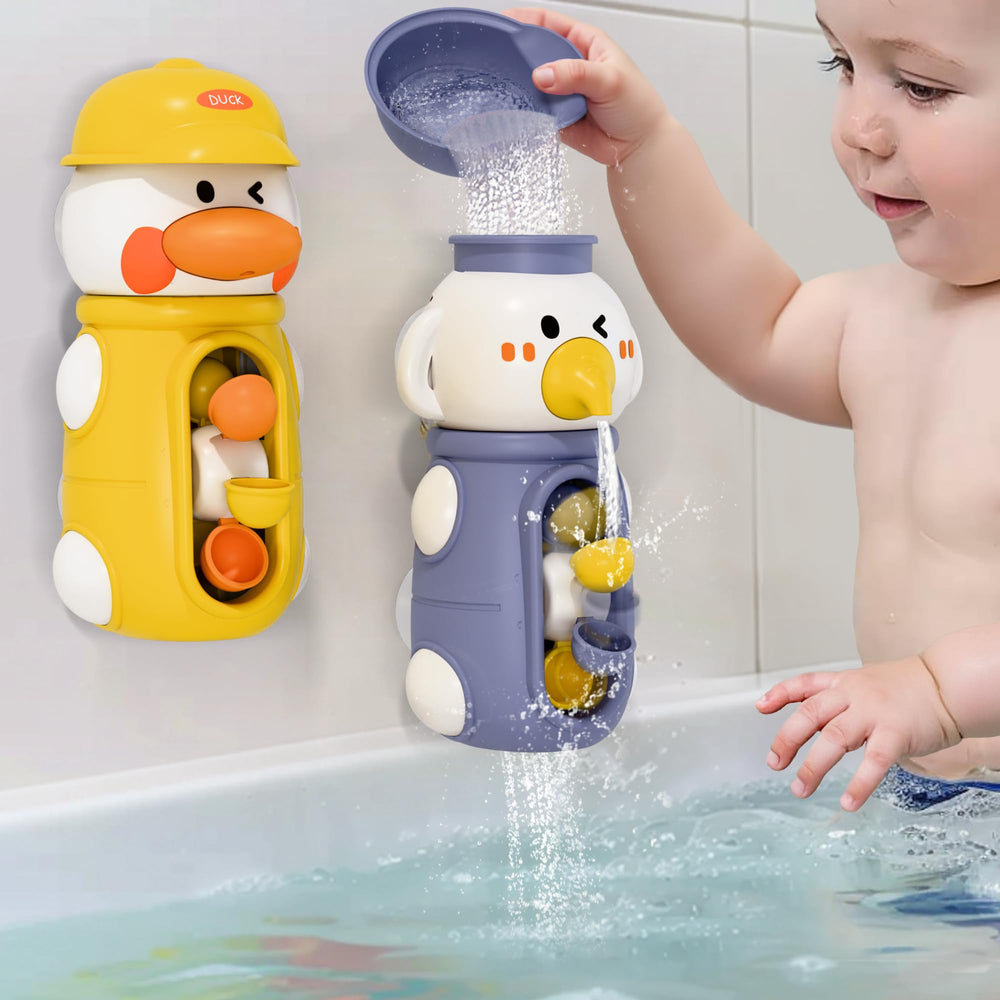 iPlay iLearn elephant bath toy with suction cup for grasping and pouring