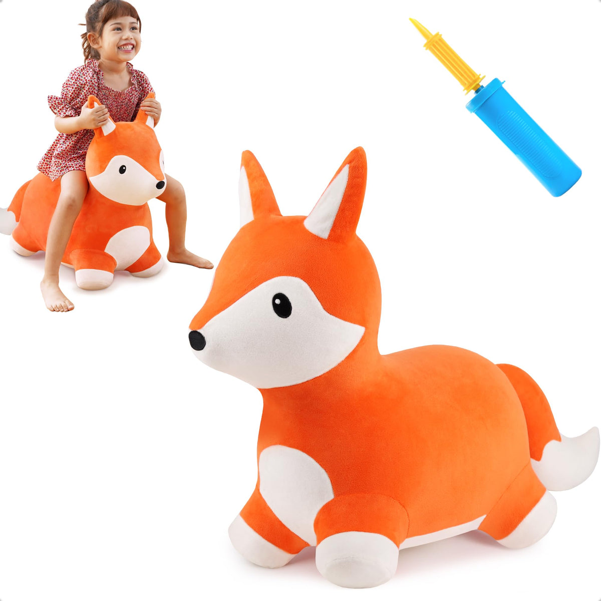 iPlay iLearn Fox Hopper cover in soft plush for safe play
