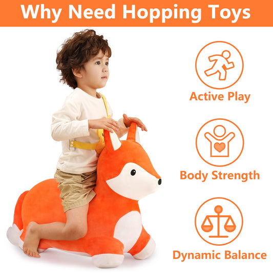 iPlay iLearn Fox Hopper inflated ride for indoor and outdoor fun