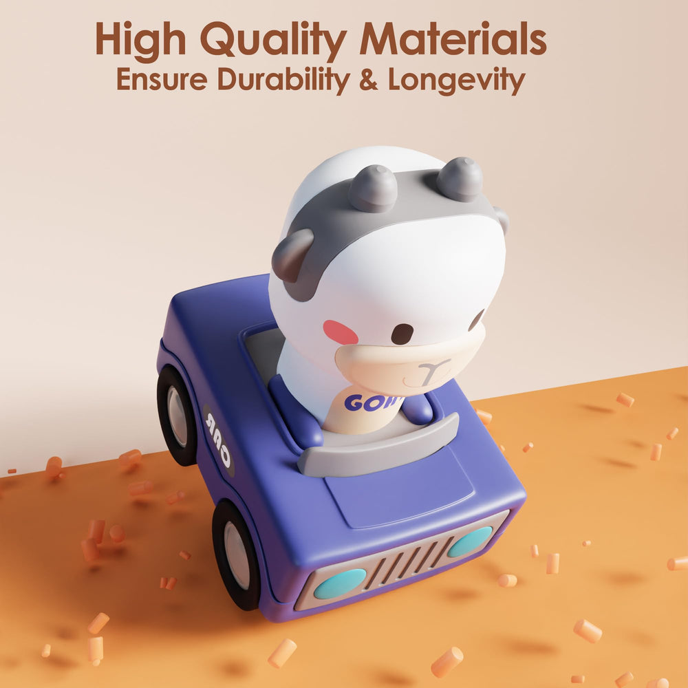 iPlay iLearn infant push friction car; battery-free motion for little hands