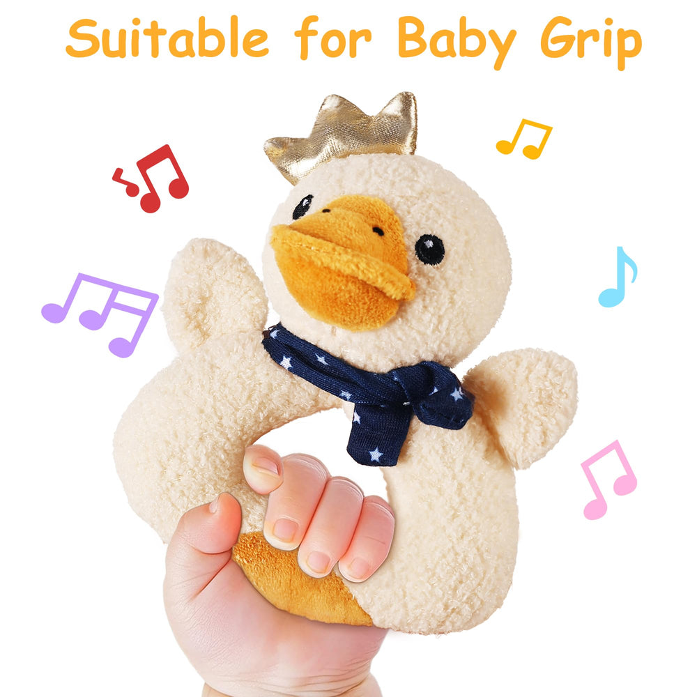 iPlay iLearn jingle puppy rattle supports grasping and fine motor skills