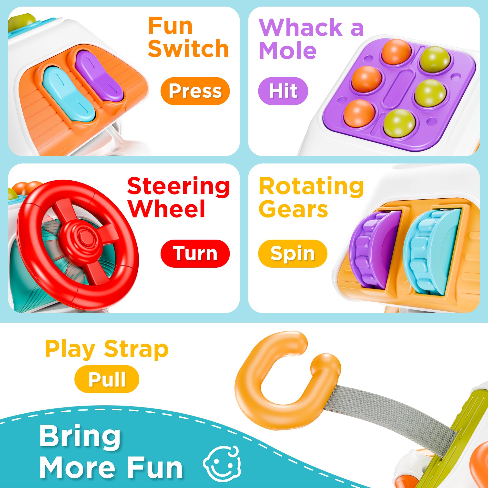iPlay iLearn key pairing panel supports problem-solving and dexterity