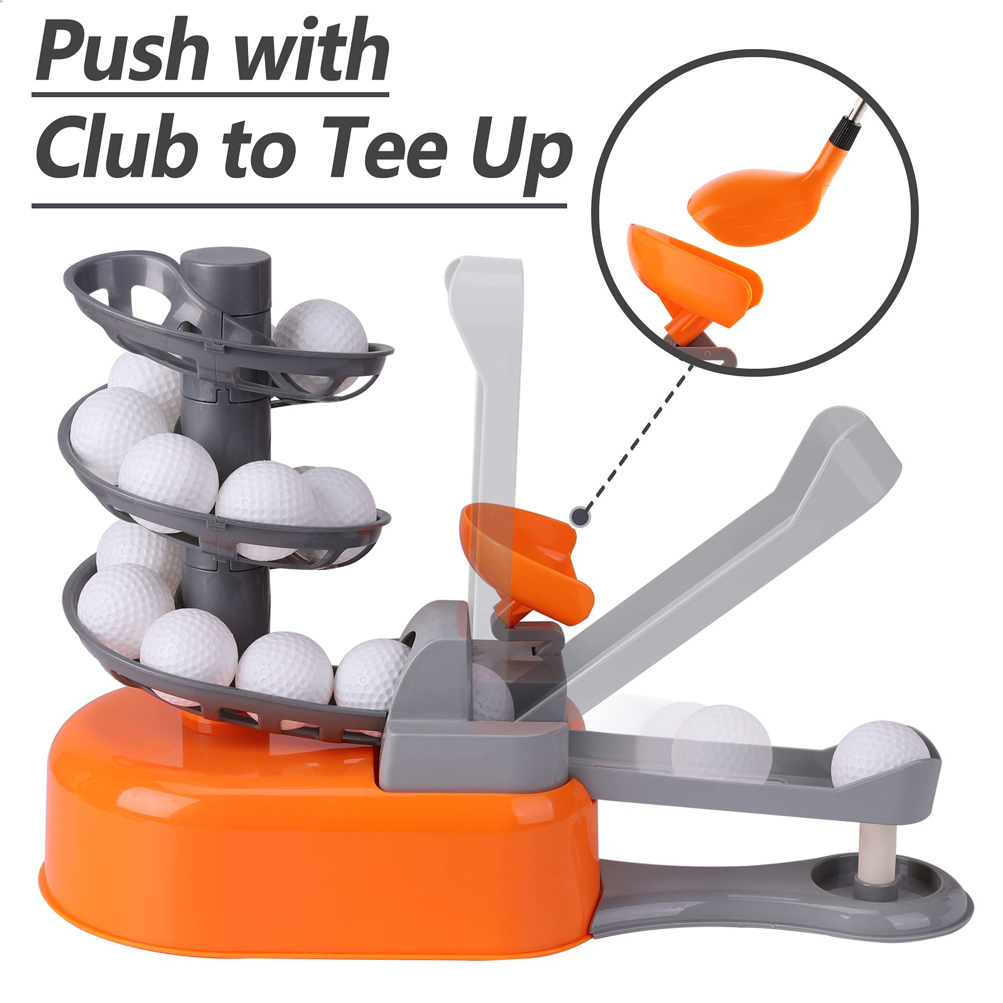 iPlay iLearn left driver head supports practicing swings with confidence.