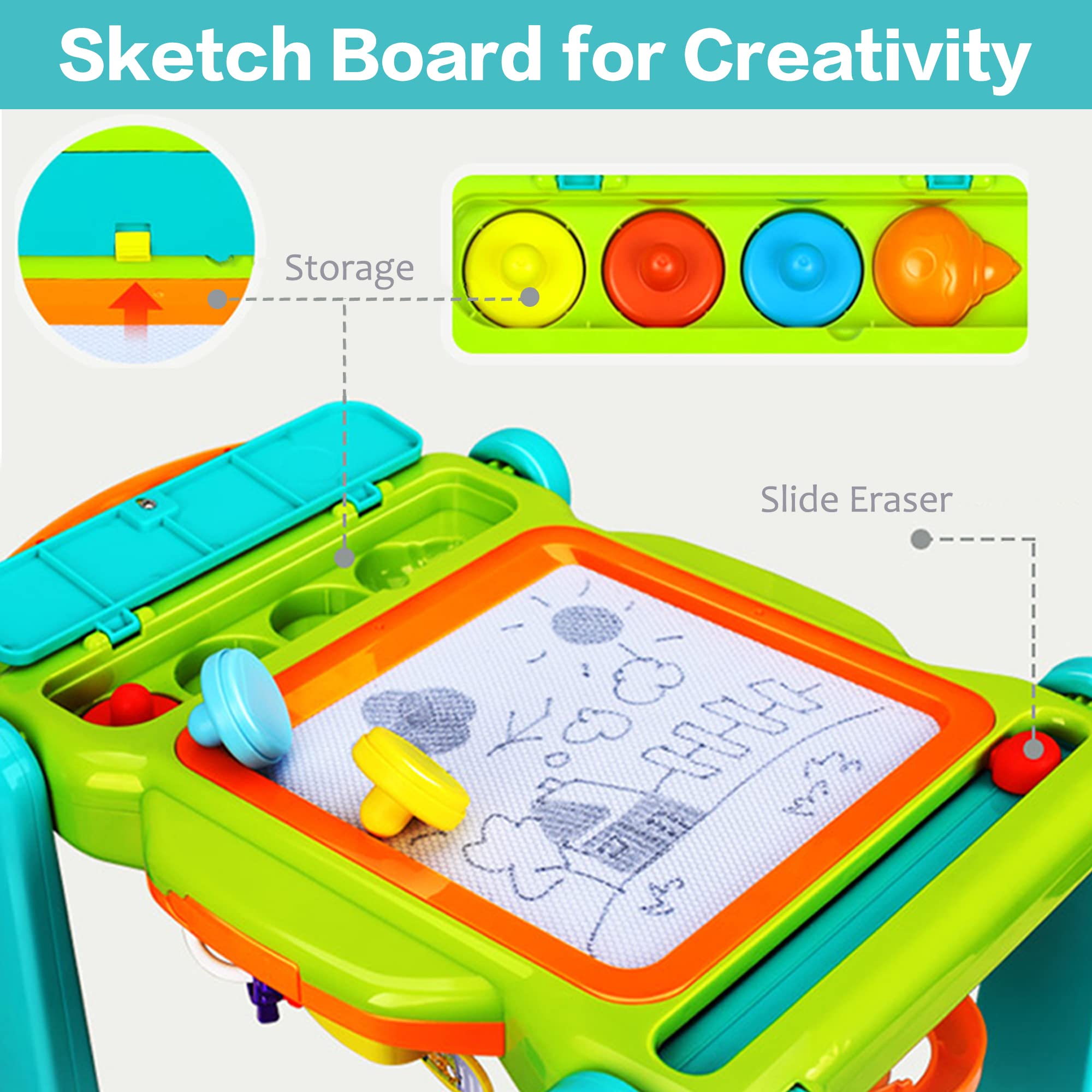 iplay ilearn lights and sounds table enhances sensory toddler play