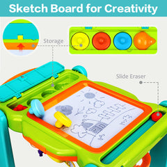 iplay ilearn lights and sounds table enhances sensory toddler play