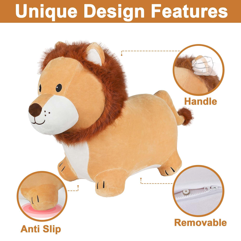 iPlay iLearn Lion Hopper with pump included for easy inflation