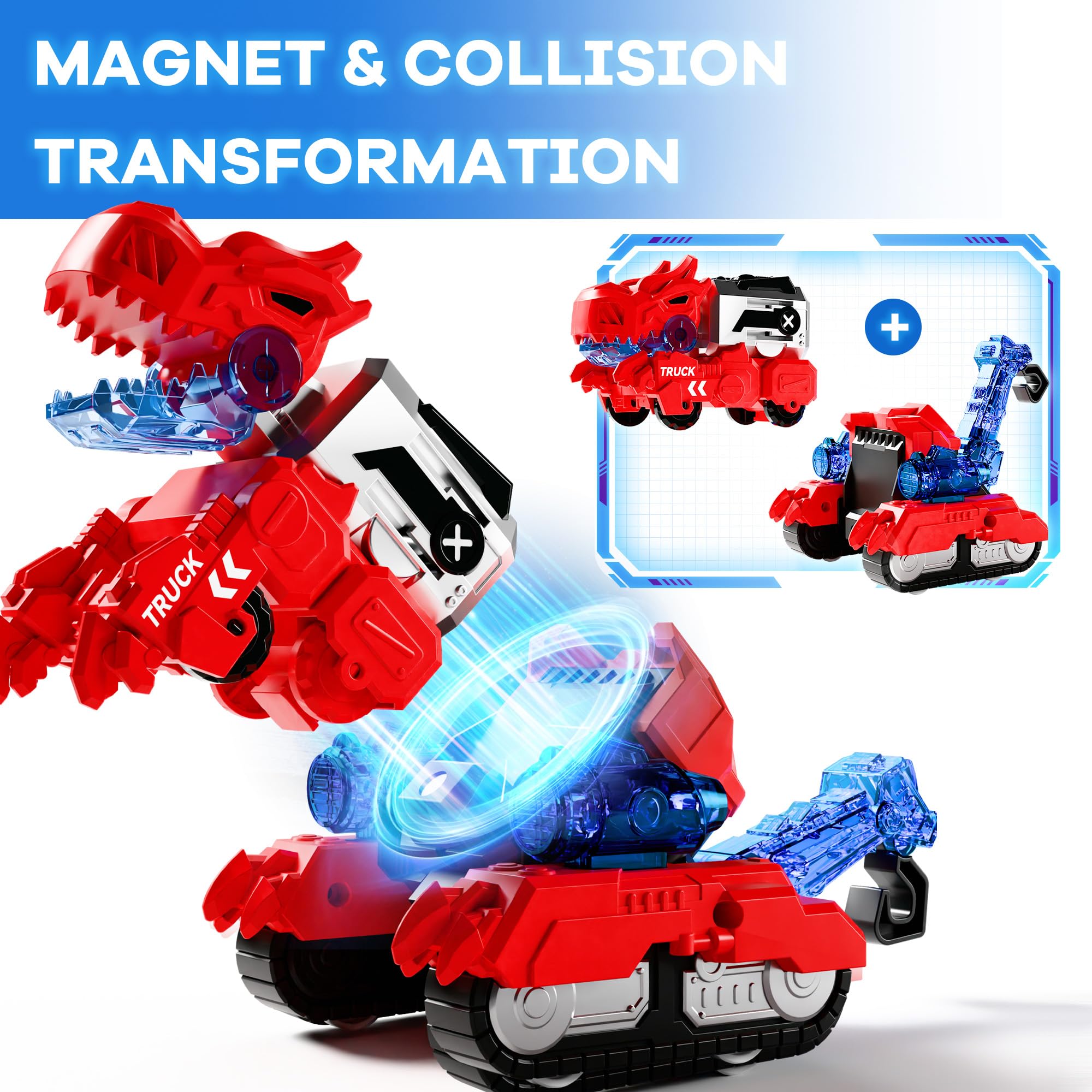 iPlay iLearn magnetic connectors enable easy assembly for little hands.