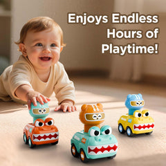 iPlay iLearn angry yellow bear car supports expressive play and role play