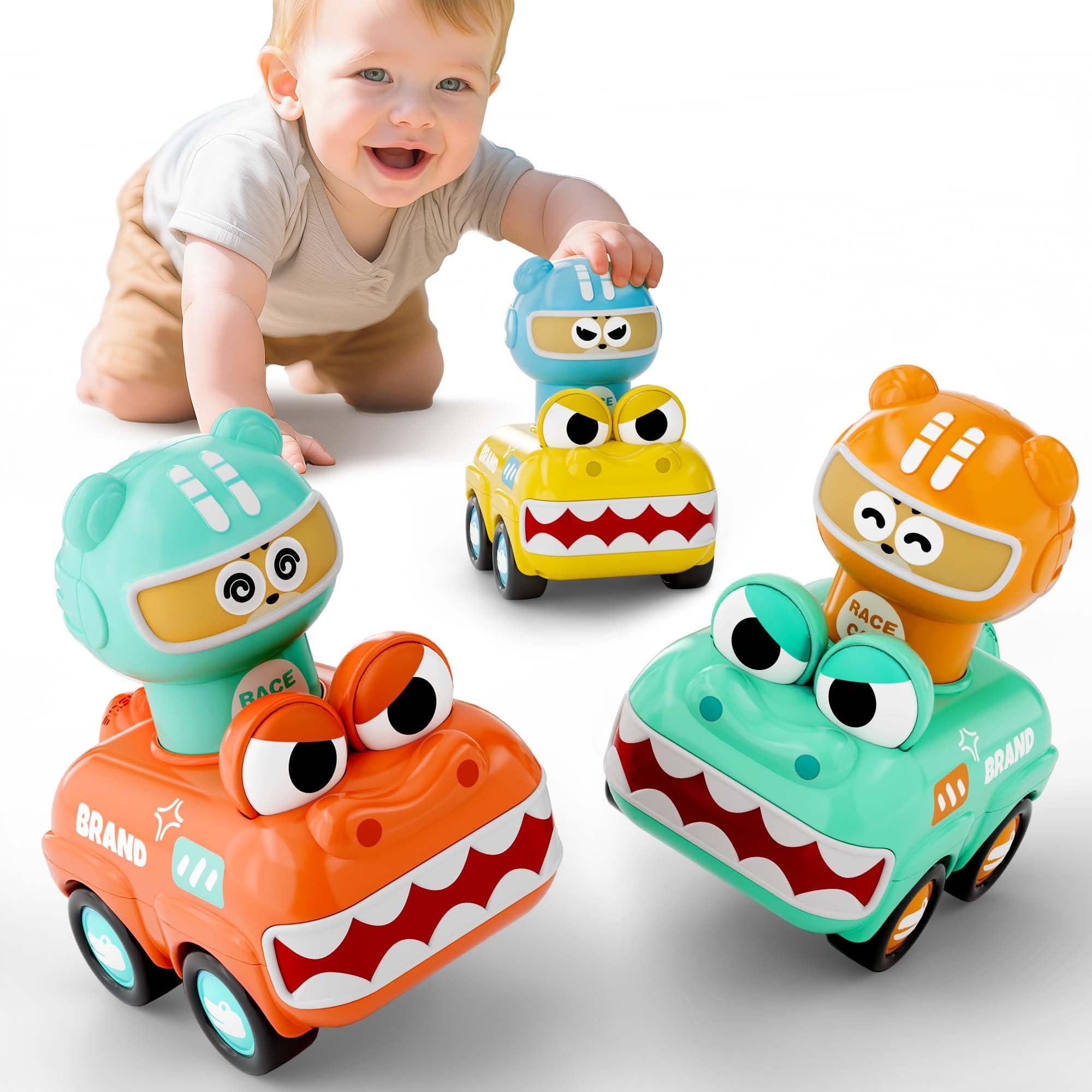 iPlay iLearn green car supports color recognition and tracking during play