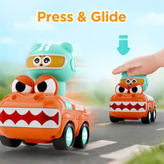 iPlay iLearn red car helps children follow motion and crawl