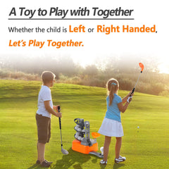 iPlay iLearn putter head promotes aiming and control during early lessons.