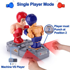 iPlay iLearn RC fighting robot in action boosts kid-friendly active play.