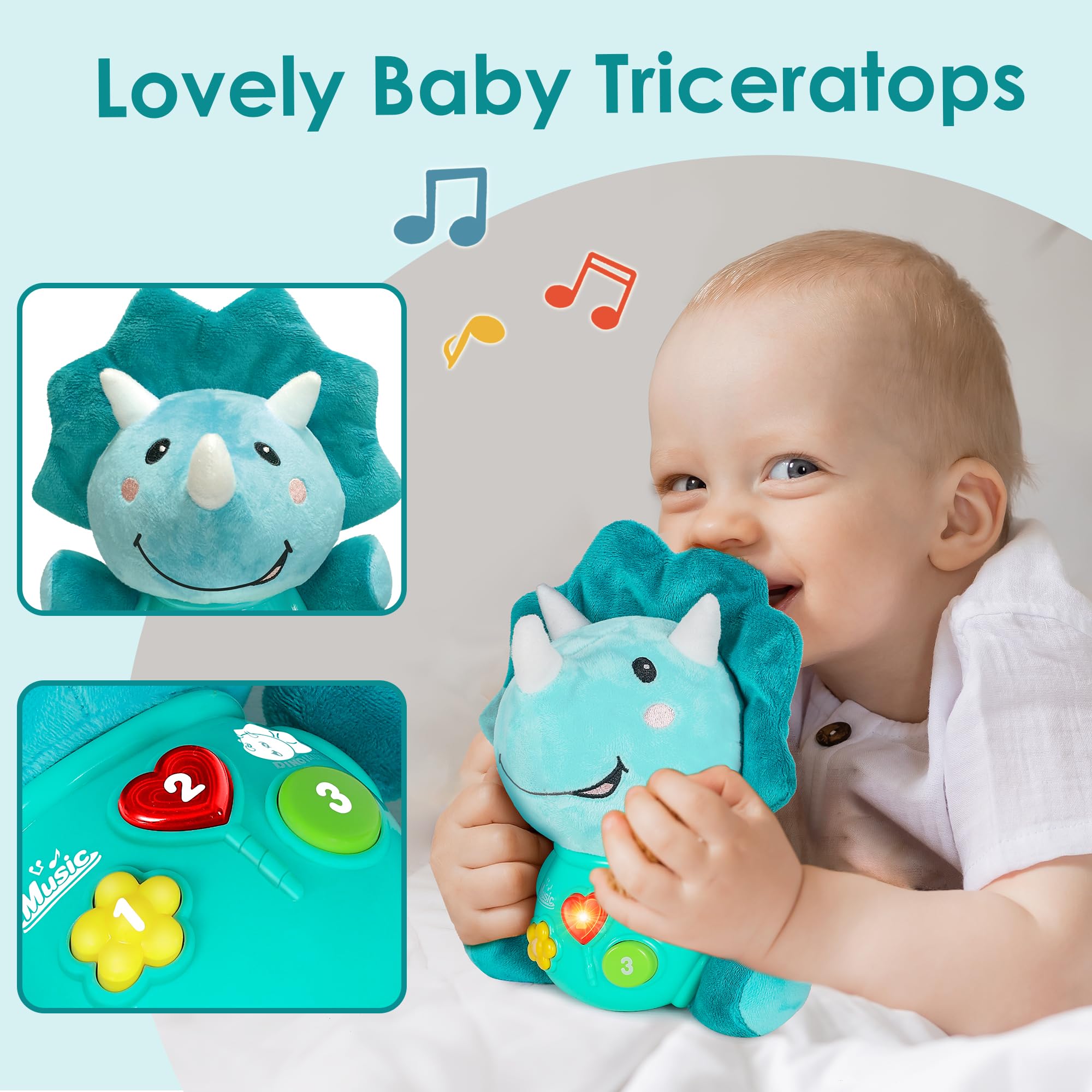 iPlay iLearn safe 0-month friendly design with no small parts.