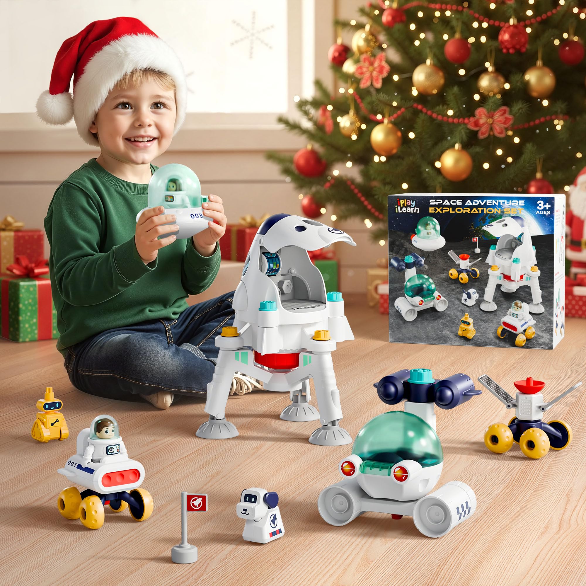 iPlay iLearn satellite communication tower encourages engineering exploration