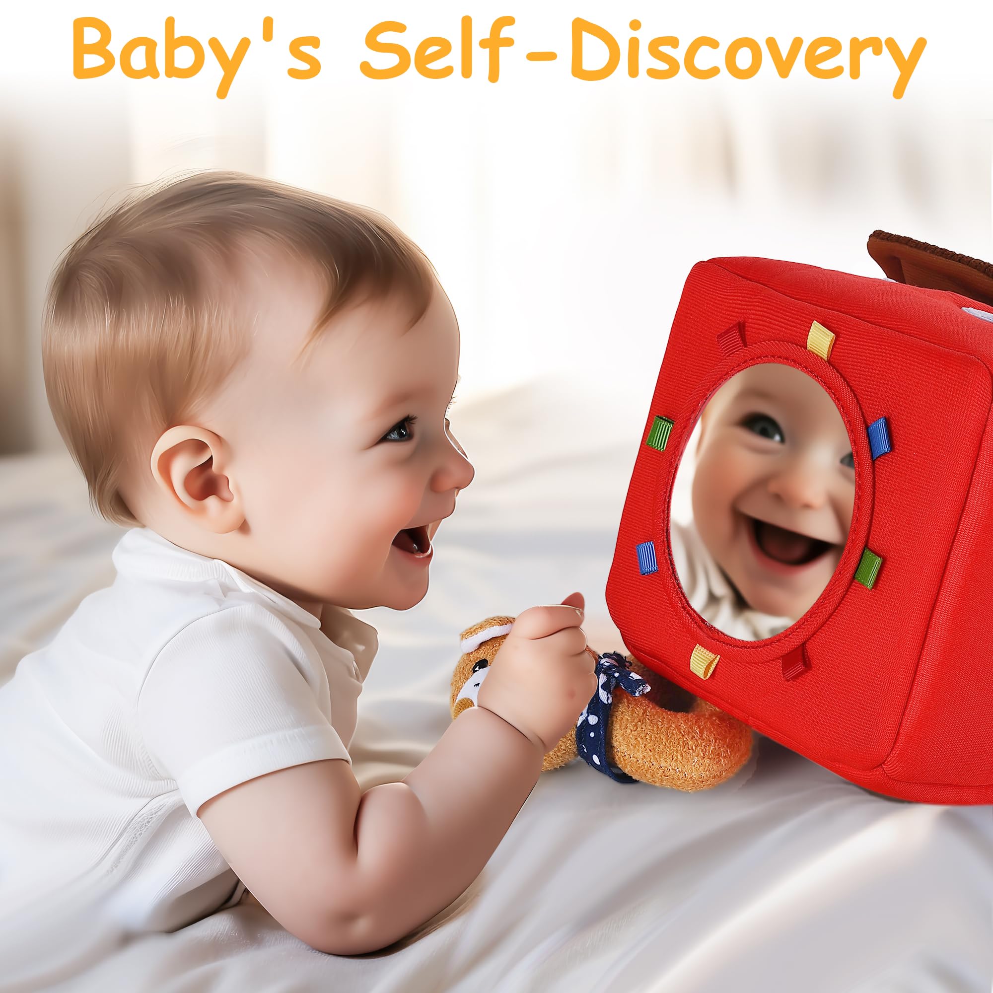 iPlay iLearn squeaky donkey rattle adds comforting noises for baby