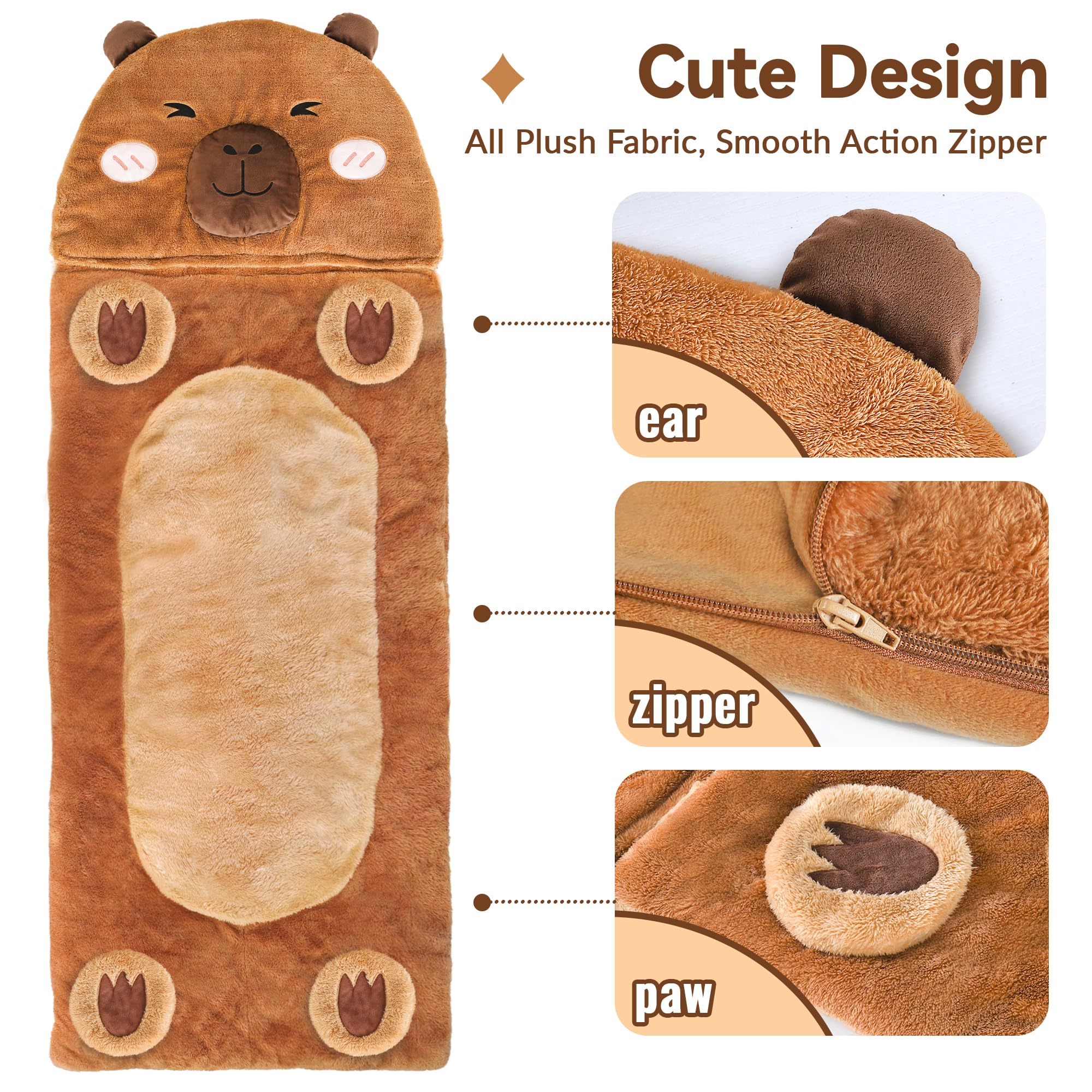 iPlay iLearn warm gift option for holidays and birthdays with playful capybara motif.